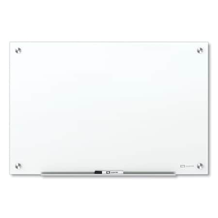 Quartet Brilliance Glass Dry-Erase Boards, 48 x 36, White Surface G24836W